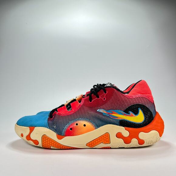 Nike PG 6 x Hot Wheels Blue Orange Red Basketball Shoes DH8446-400 Men\'s Size 11 main image 8